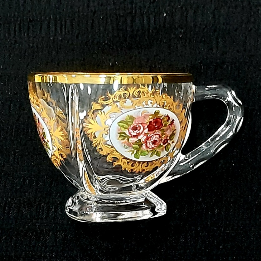 فنجان بلینک مکس گل رز لب طلا مدل ویستلر ساخت کشور چین