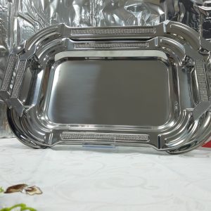 سینی پذیرایی دوتایی نگینی از برند KST مدل 717